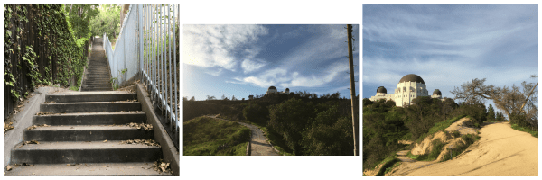 Los Feliz stair hike to Griffith Park