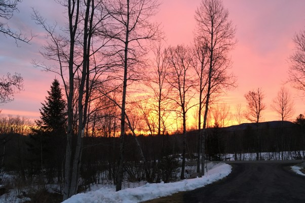 Sunrise in Vermont
