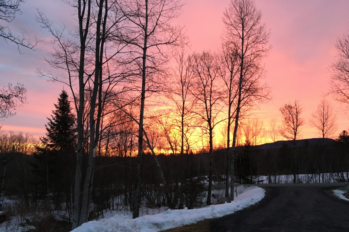 Sunrise in Vermont