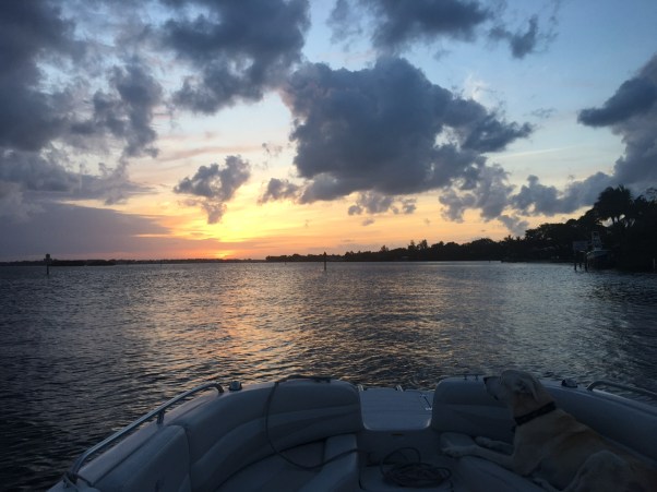Jupiter Florida waterways at sunset