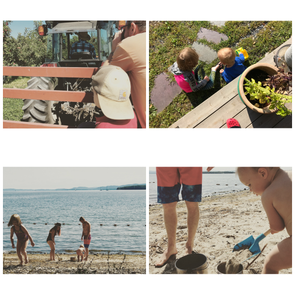 kids playing in summer