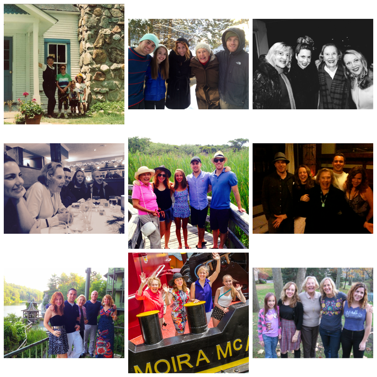 Collage of Mom photos