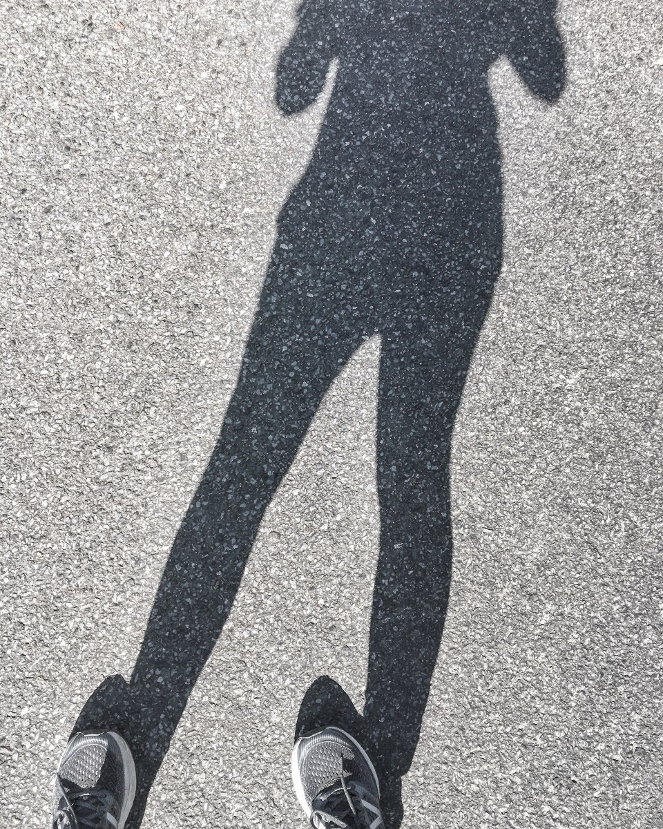 shadow on the pavement