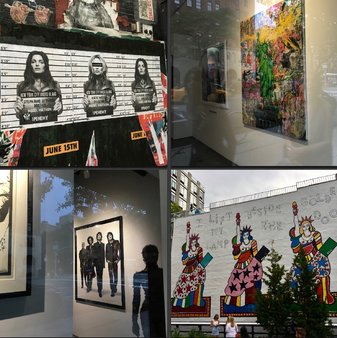 street art and window art in NYC