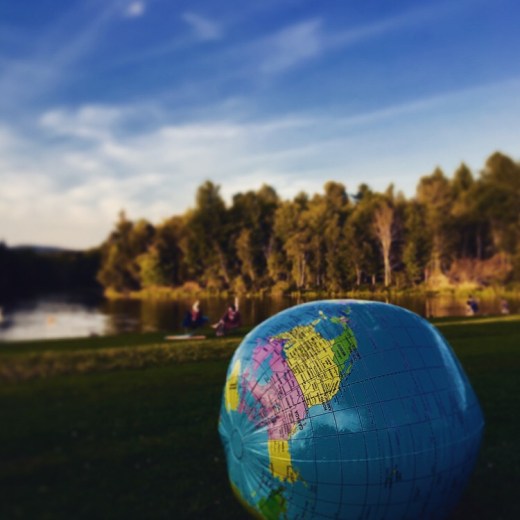 Beach ball of the world