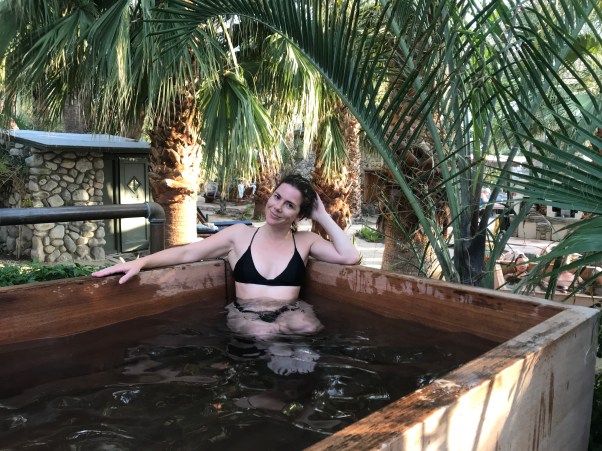 mineral water hot tub