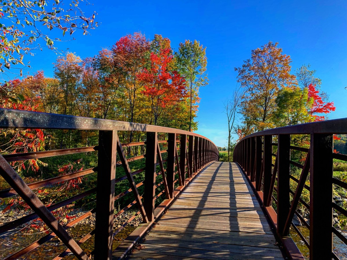 bike path in Stowe Vermont
