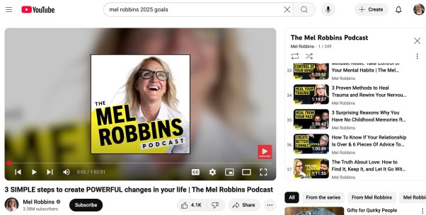 Mel Robbins podcast