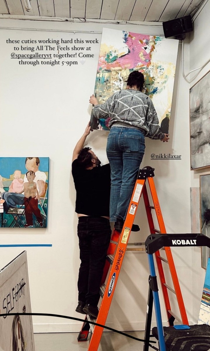 gallery hanging art work